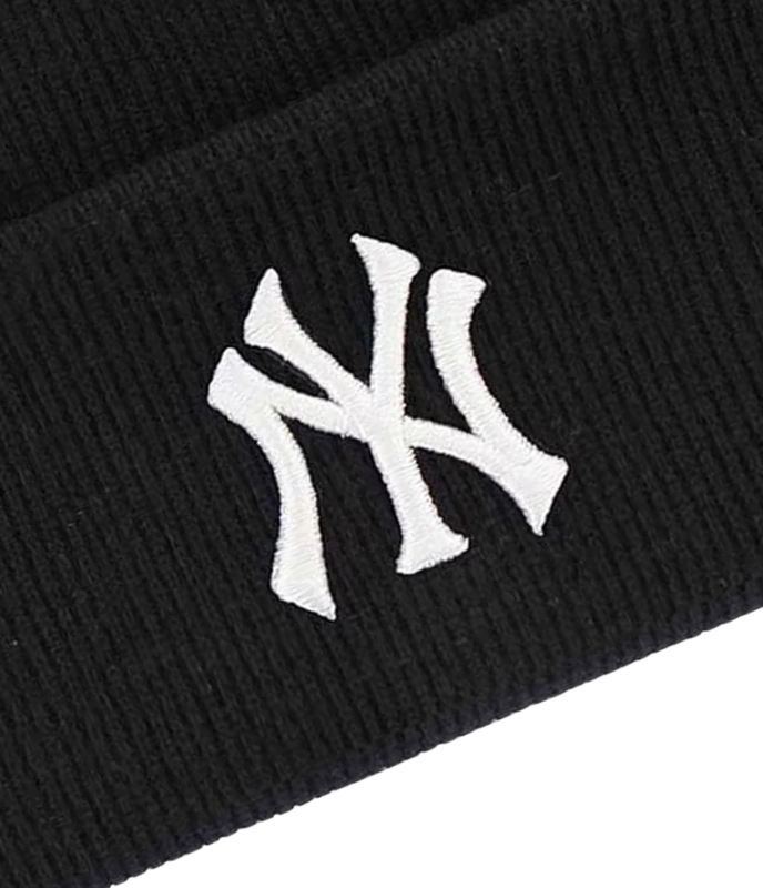 CZAPKA ZIMOWA 47 BRAND NEW YORK YANKEES HAYMAKER CZARNA BIAŁE LOGO NY.jpg