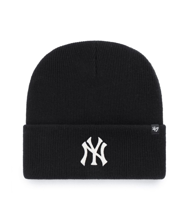 CZAPKA ZIMOWA 47 BRAND NEW YORK YANKEES HAYMAKER CZARNA BIAŁE LOGO.jpg