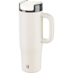 ZWILLING THERMO PLUS Kubek termiczny ze słomką - 900 ml, kremowy