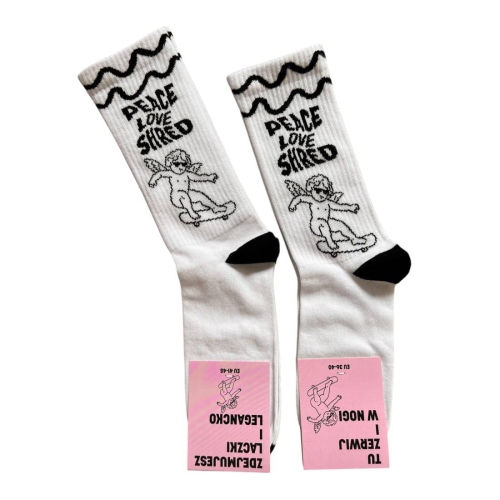 No samurai Skarpetki Peace Love Shred.jpg