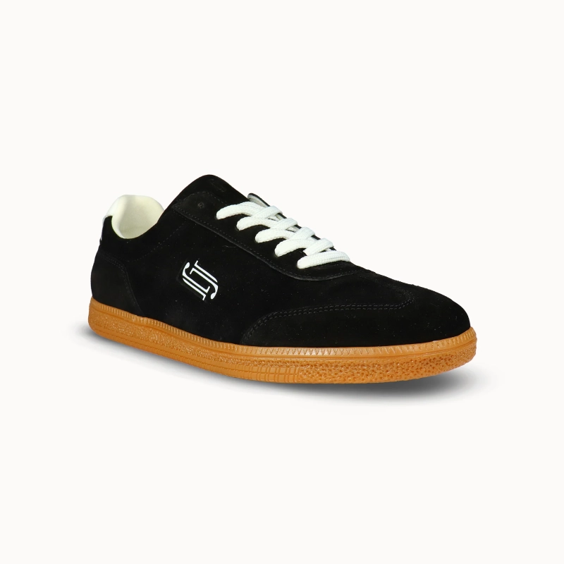 Czarne zamszowe sneakersy JoDis Soho – klasyka, która nigdy nie wychodzi z mody damskie buty.webp