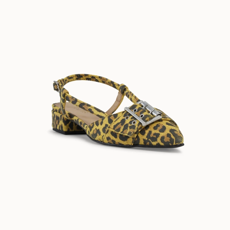 JoDis Giza Slingback – eleganckie buty damskie LEOPARD - stylowe damskie obuwie.webp