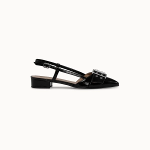 JoDis Giza Slingback – klasyczne czarne buty z elegancją i charakterem.webp