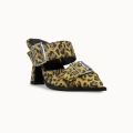 JoDis KLEO Klapki Leopard - damskie eleganckie buty.webp