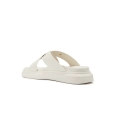 AUSTRALIA LUXE COLLECTIVE BUTY DAMSKIE LEANNA NAPPA CREAM – skórzane klapki typu slider z poprzecznymi paskami w odcieniu cream - obuwie premium.webp