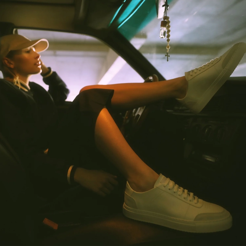 Algori buty premium Ceramics Bianco Sneaker - damskie sportowe buty w stylu retro.webp