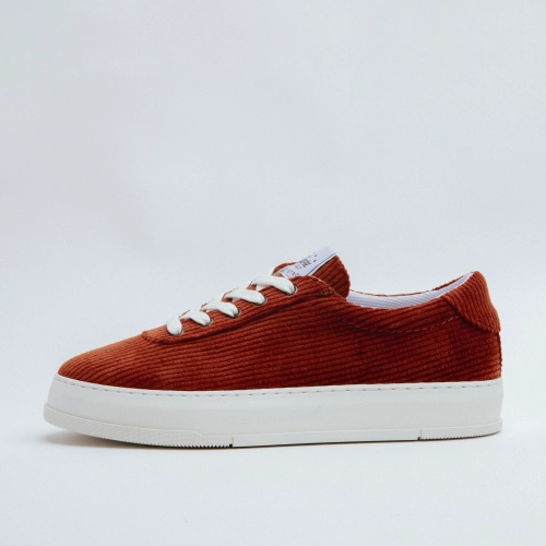 Algori buty San Pietro 22.7 Corduroy Dark Orange Sneaker.webp