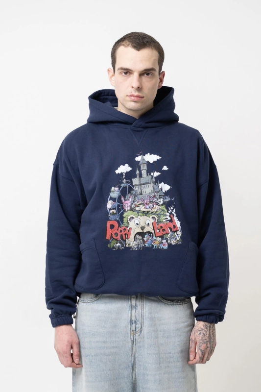 Lost Venue SOUVENIR HOODIE NAVY Bluza z kapturem męska.jpg