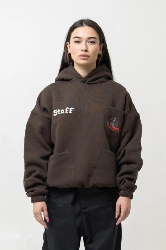 Lost Venue STAFF HOODIE BROWN Bluza z kapturem damska.jpeg