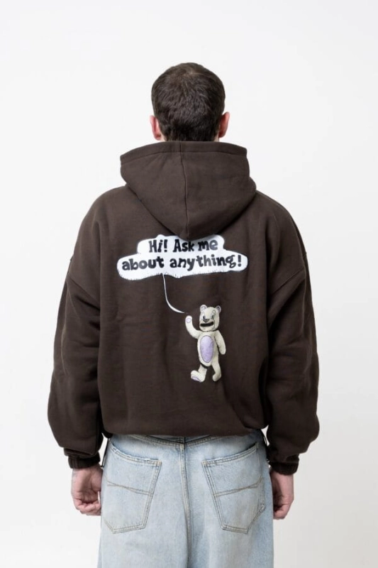 Lost Venue STAFF HOODIE BROWN Bluza z kapturem dla mężczyzny.jpeg