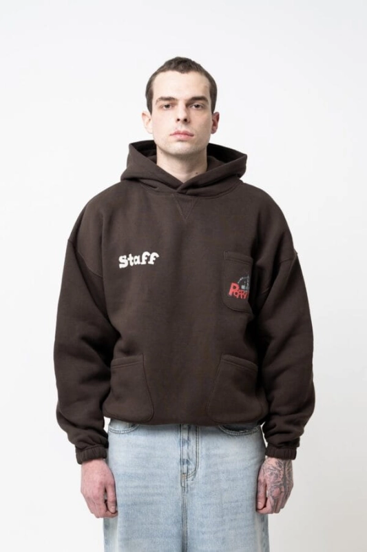 Lost Venue STAFF HOODIE BROWN Bluza z kapturem Męska.jpeg