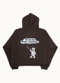 Lost Venue STAFF HOODIE BROWN Bluza z kapturem i nadrukiem.webp
