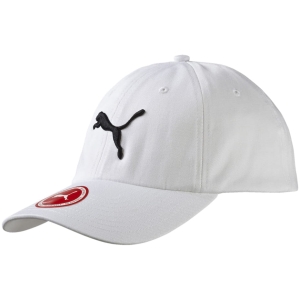 Czapka z daszkiem Puma Essential Cap Big Cat biała 052919 02   Senior