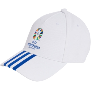 Czapka z daszkiem adidas UEFA EURO24™ Official Emblem biała IT3314 Młodzieżowa