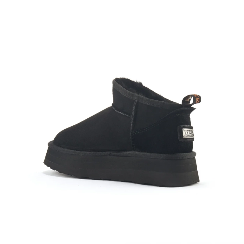 Czarne zimowe damskie Botki Australia Luxe Co..webp