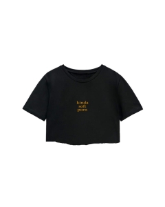 Czarny CROP TOP DAMSKI 'KINDA SOFT PORN' 2015.jpg