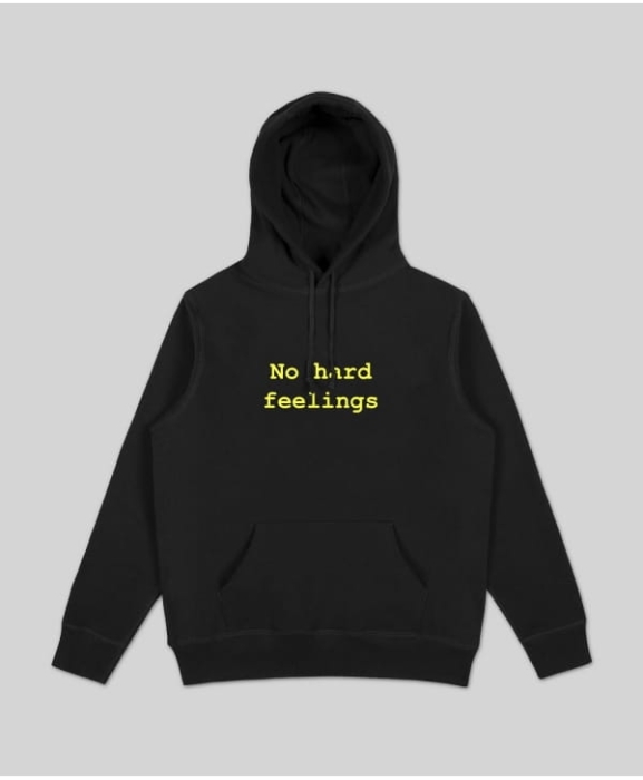 NO HARD FEELINGS HOODIE czarna bluza z kapturem.jpg