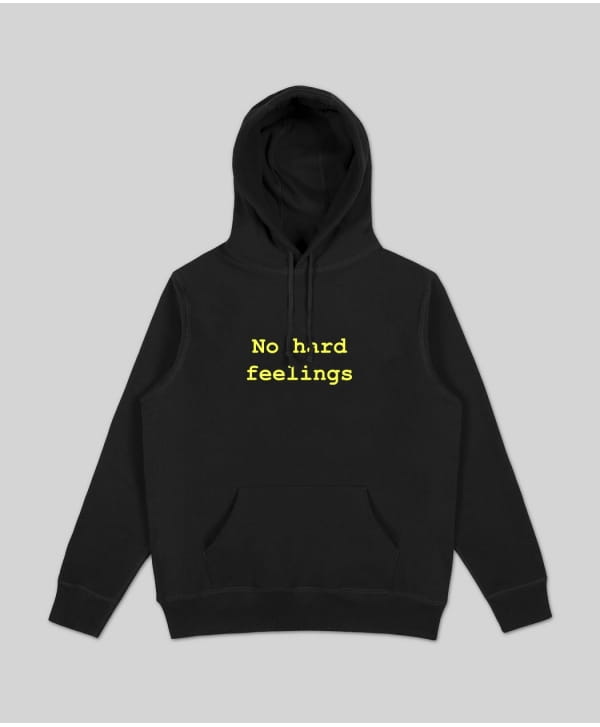 NO HARD FEELINGS HOODIE czarna bluza z kapturem.jpg