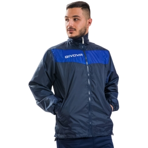 Kurtka Givova Rain Scudo granatowo-niebieska RJ005 0402