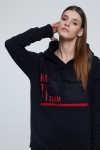 BLUZA HOODIE EX OVE TECH POCKET DAMSKA