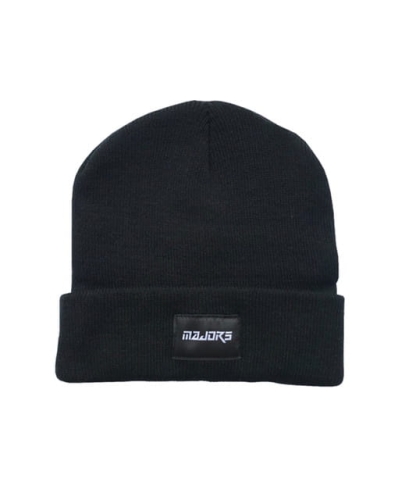 Czapka MJRS Zimowe beanie w kolorze czarnym.jpg