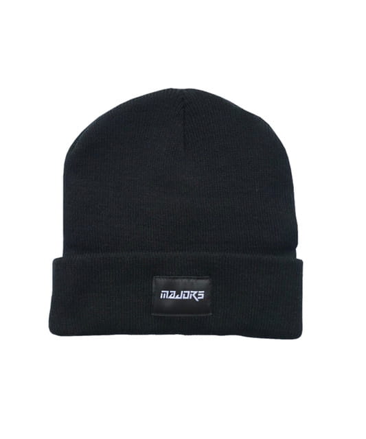 Czapka MJRS Zimowe beanie w kolorze czarnym.jpg