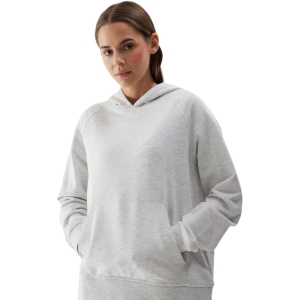 Bluza damska 4F F0955 chłodny jasny szary melanż 4FWSS24TSWSF0955 27M