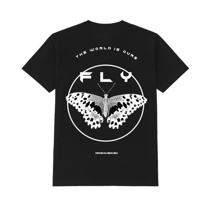 Czarna koszulka z krótkim rękawem Fly Majors 2.jpg