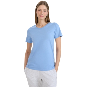 Koszulka damska 4F F2356 denim 4FWMM00TTSHF2356 32S