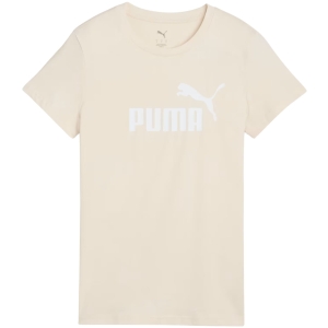 Koszulka damska Puma  ESS No.1 Logo Tee beżowa 682371 87