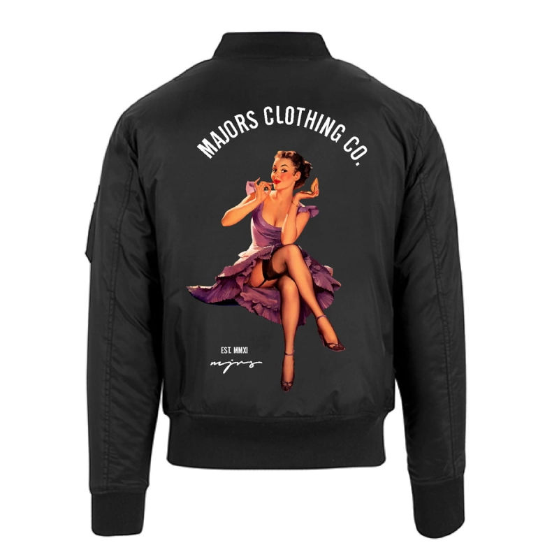 Kurtka bomber grl czarna Majors.jpg