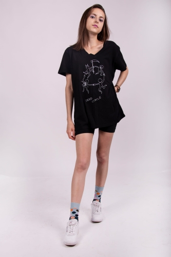 Koszulka Dead Circle Rysunkowy Sylwetka.jpeg