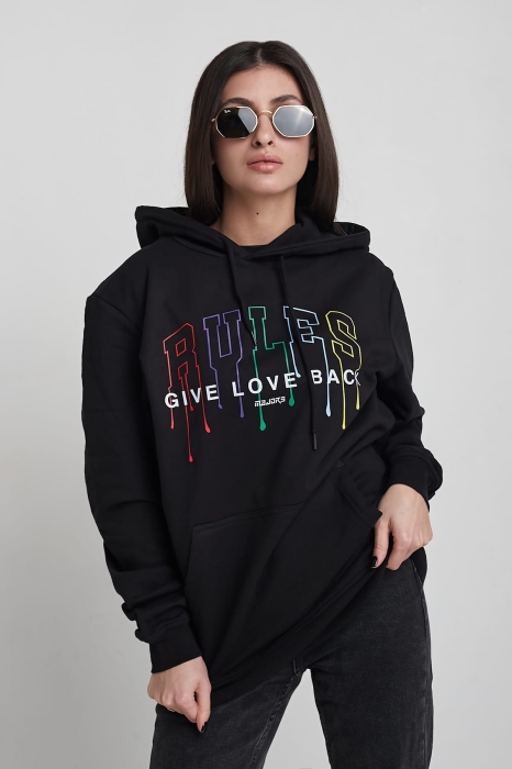 Bluza Majors Rules Czarna damska bluza.jpg