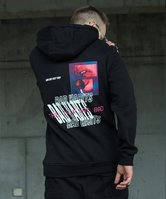Bluza Bad Czarna bluza Majors Tył.jpg