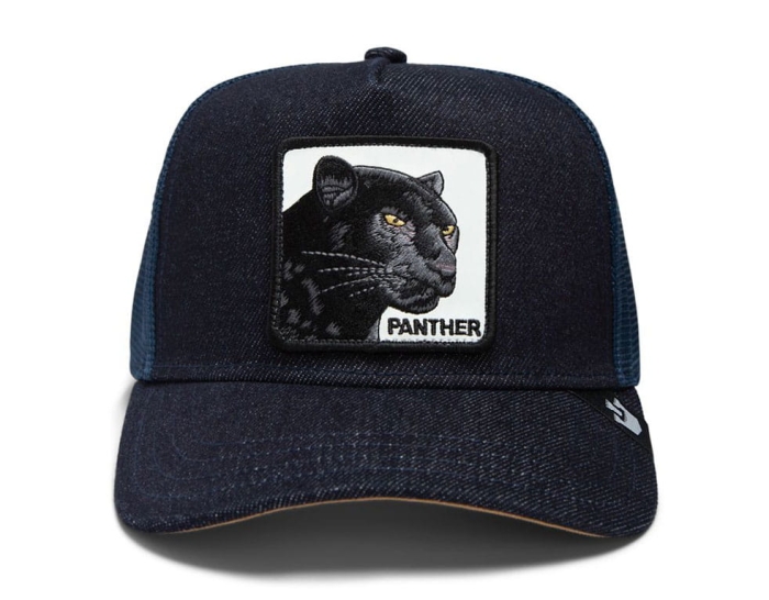 GOORIN BROTHERS CZAPKA Z DASZKIEM PANTHER JEANS - Dżinsowa.jpg