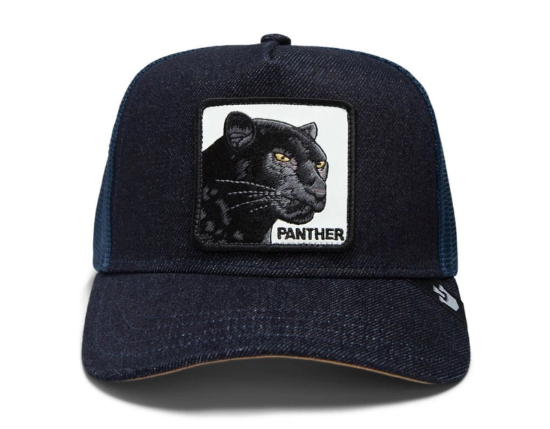 GOORIN BROTHERS CZAPKA Z DASZKIEM PANTHER JEANS - Dżinsowa.jpg