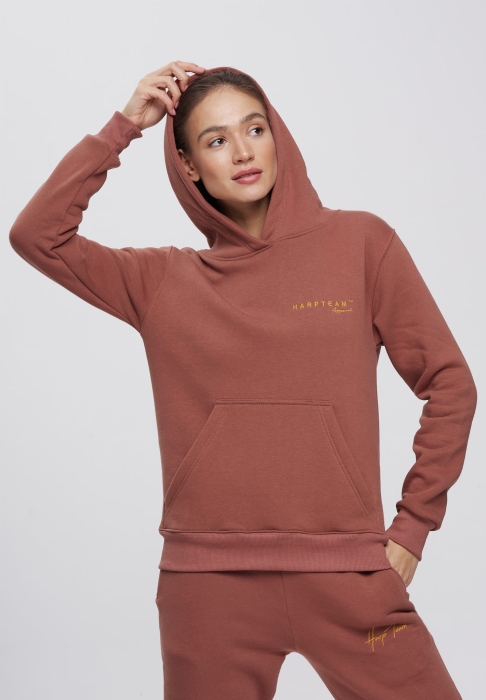 BLUZA HOODIE COZY COGNAC DAMSKA HARP TEAM 2.jpg