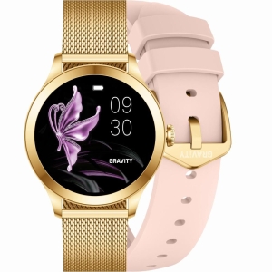 SMARTWATCH DAMSKI GRAVITY GT25-1 PRO -  AMOLED, DODATKOWY PASEK (sg039a)