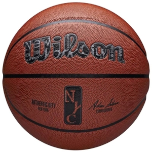 Piłka do koszykówki Wilson NBA Authentic City New York Ball WZ2016001XB