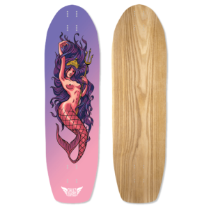 CORAL MERMAID LIGHT CHILLZ LONGBOARD DESKA.png