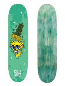 DESKOROLKA SKATEBOARD PINEAPPLE GREEN 8 CHILLZ.png