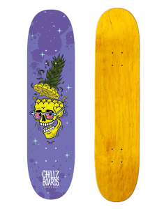 DESKOROLKA SKATEBOARD PINEAPPLE VIOLET 7.7 CHILLZ.png