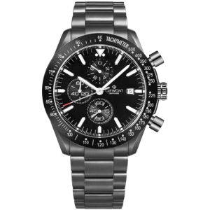 Zegarek Męski Giewont Chronograph Sapphire Czarny GW8720-B1