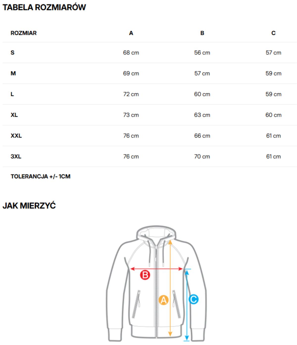 Kurtka przejściowa czarna